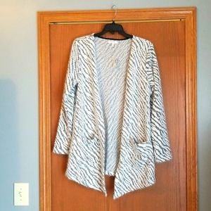 Womens Fuzzy Cardigan SZ M NWT